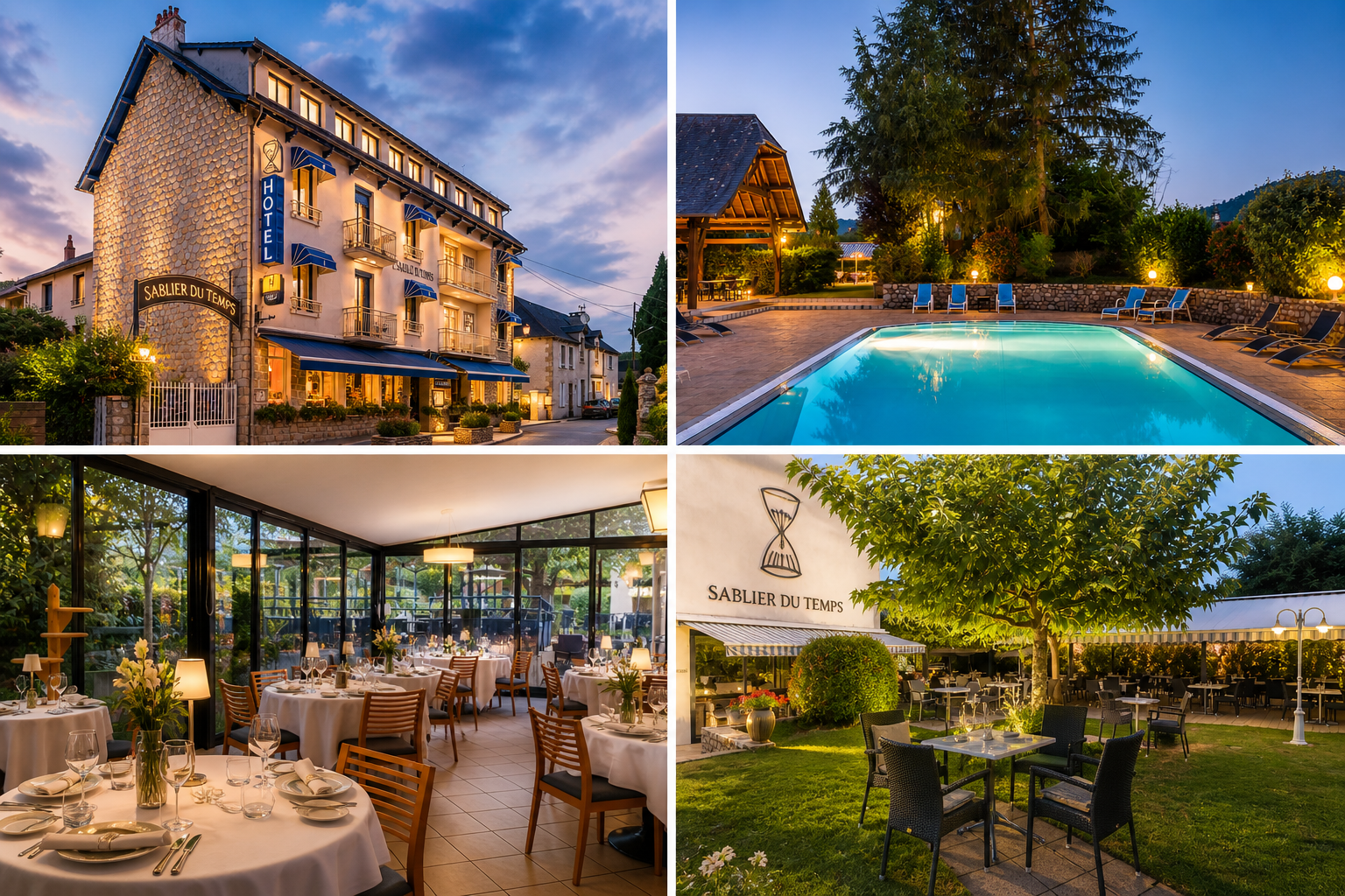 HOTEL RESTAURANT LE SABLIER DU TEMPS ***